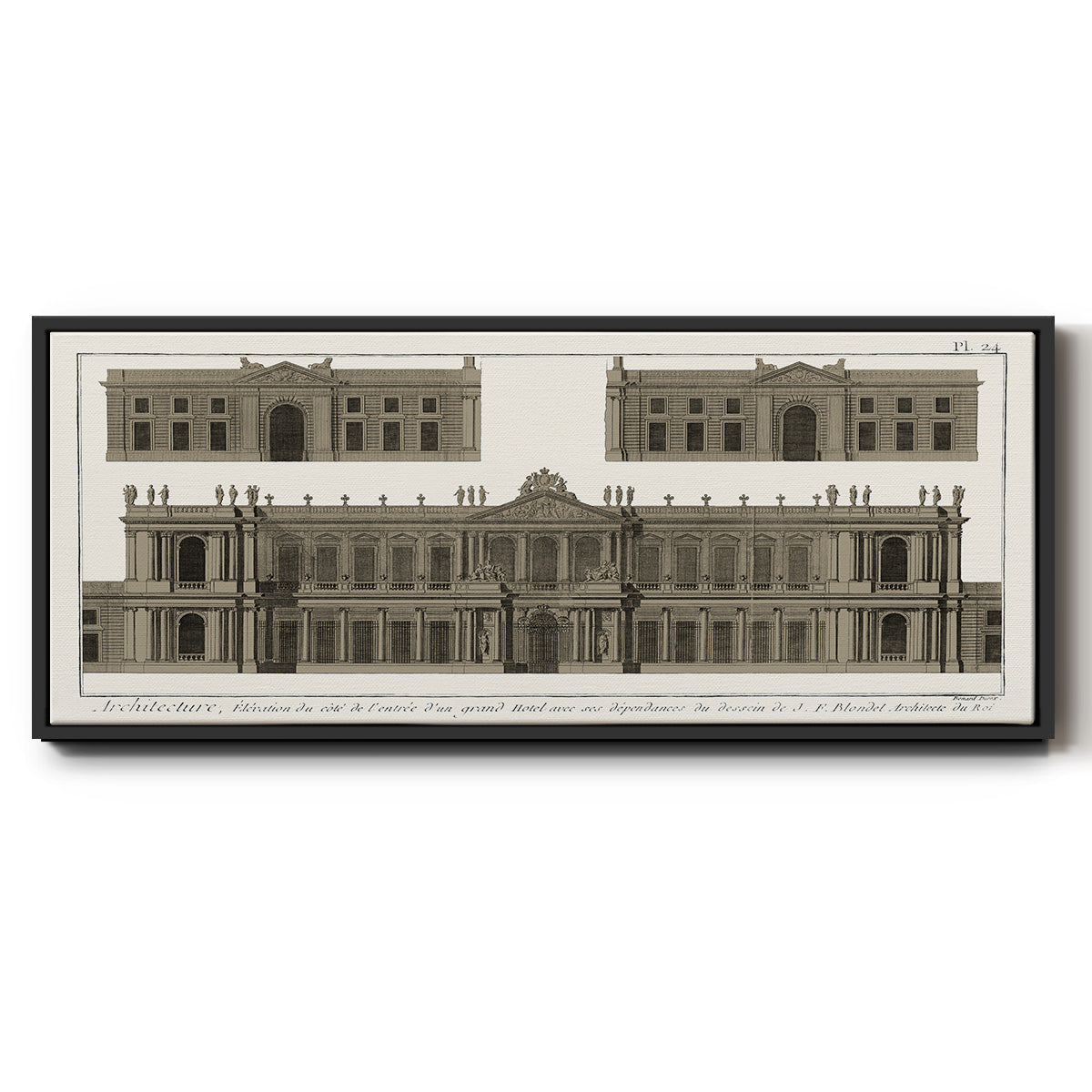 Buildings & Facades I - Floater Framed Canvas Print