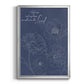 Serve the Lord Floral Sketch - Modern Framed Canvas Print