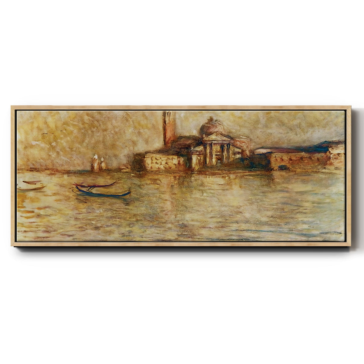 Venice, San Giorgio Maggiore, 1908 - Floater Framed Canvas Print