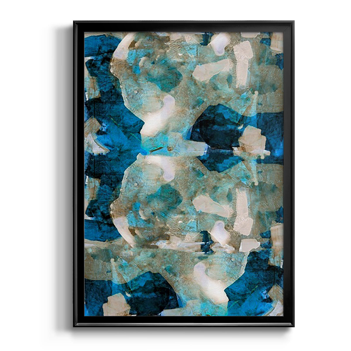 Impasto II - Modern Framed Canvas Print