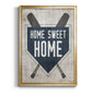 Home Sweet Home Base - Modern Framed Canvas Print