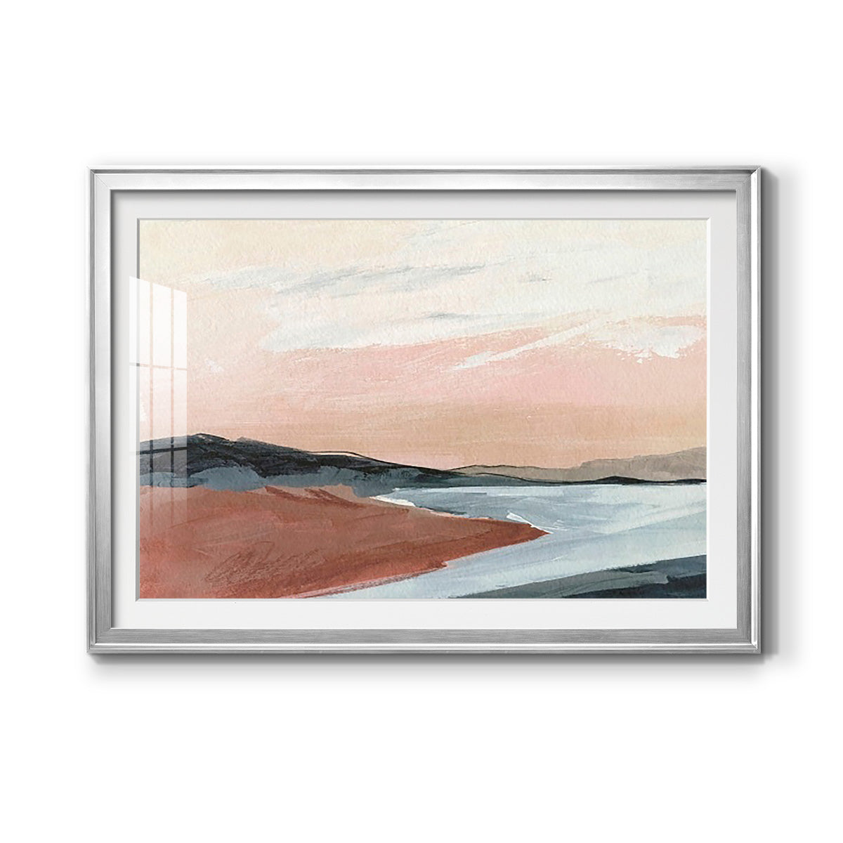 Paynes Coast I - Modern Framed Art Print