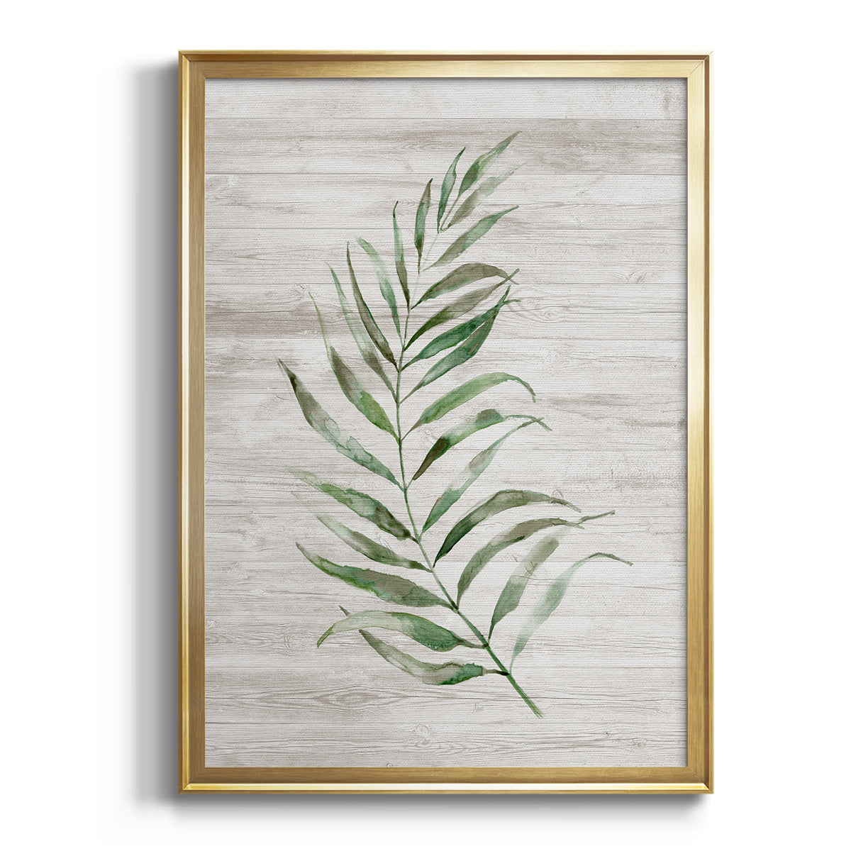 Tropic Frond I - Modern Framed Canvas Print