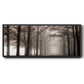Misty Road - Floater Framed Canvas Print