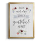 Grateful Heart - Modern Framed Canvas Print