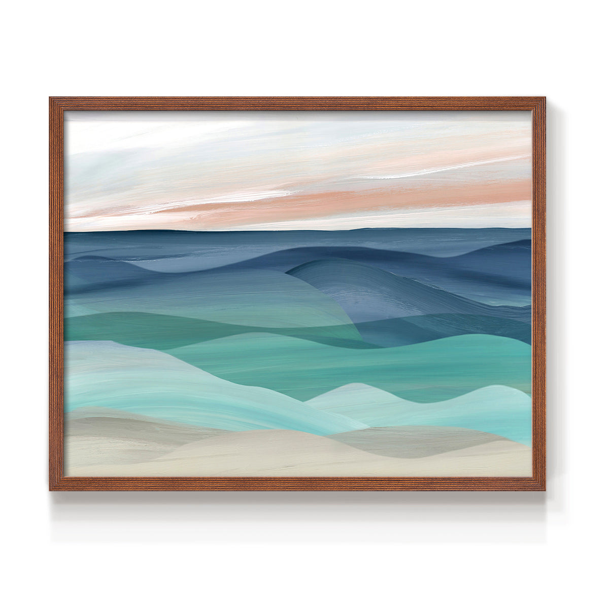 Shifting Seas - Restickable Framed Art Print