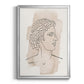 Greek Busts IV - Modern Framed Canvas Print