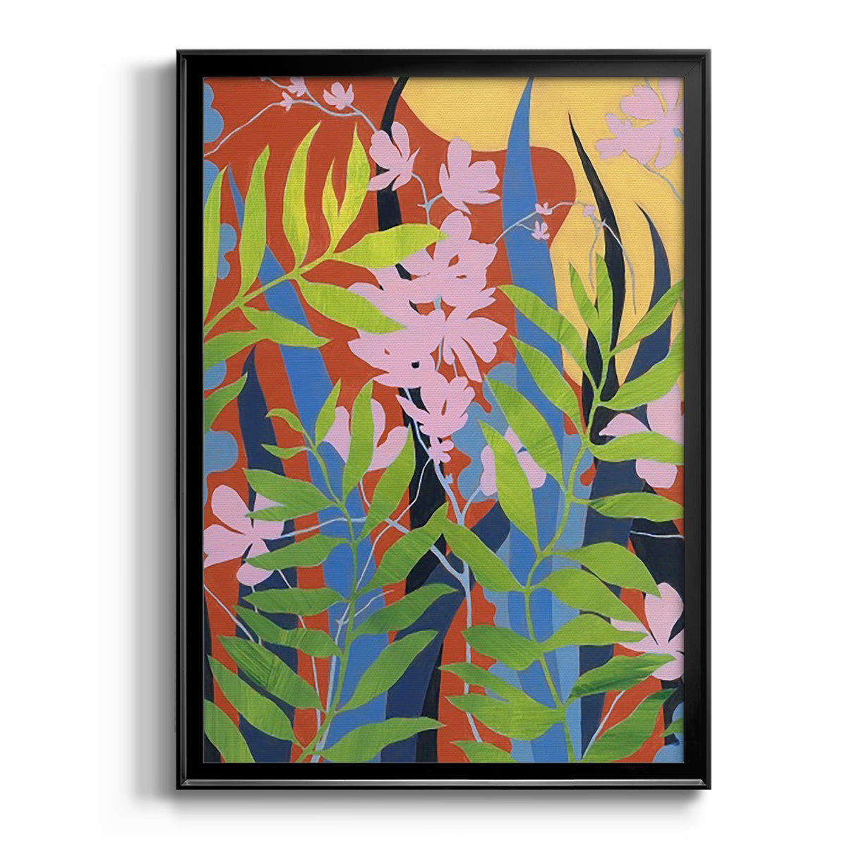 Bold Bright & Wild I - Modern Framed Canvas Print