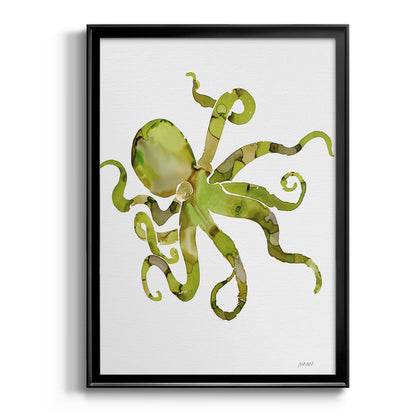 Octopus - Modern Framed Canvas Print