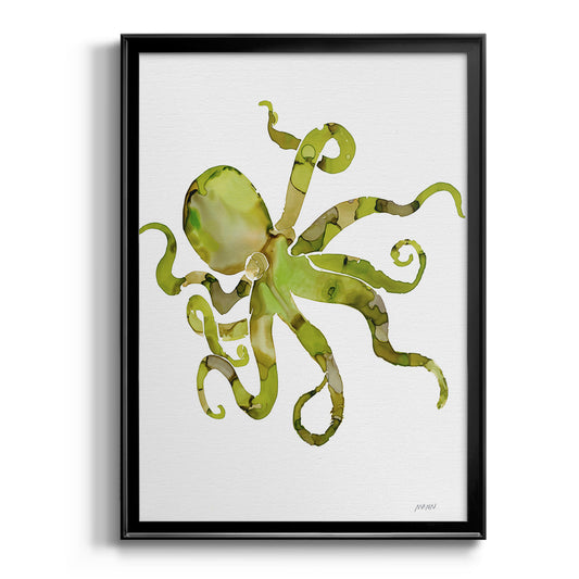 Octopus - Modern Framed Canvas Print
