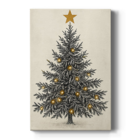 Snowwhite Serenade - Canvas Art Print