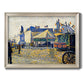 Place de Clichy - Ornate Framed Canvas Print