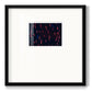 Crimson Constellation - Double Matboard Framed Print