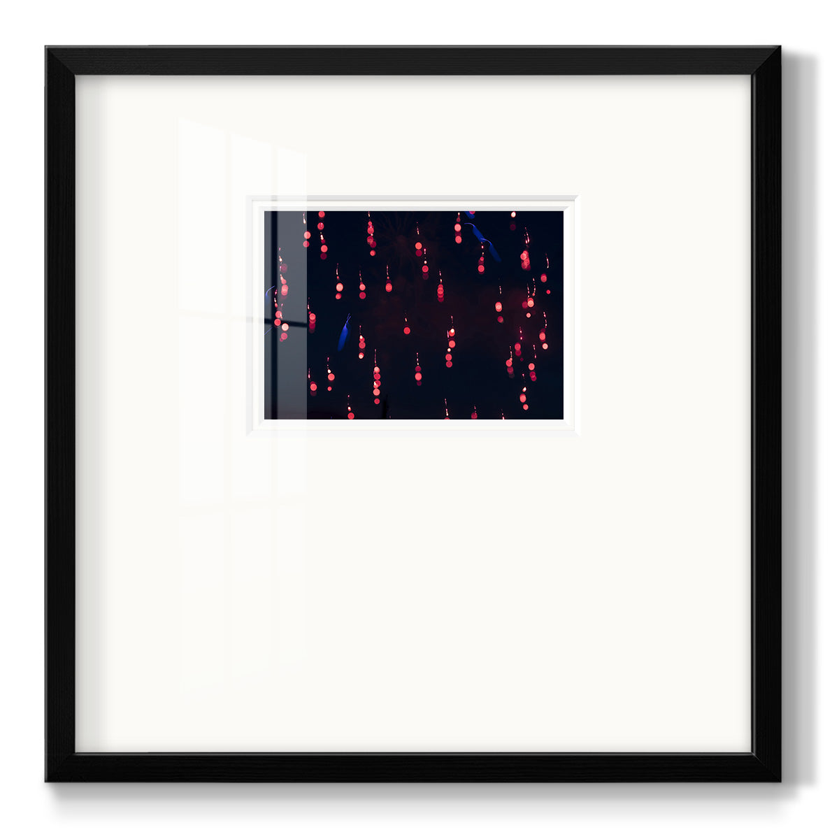 Crimson Constellation - Double Matboard Framed Print