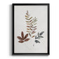 Autumn Leaves II - Modern Framed Canvas Print