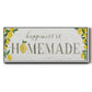Homemade Lemons - Floater Framed Canvas Print