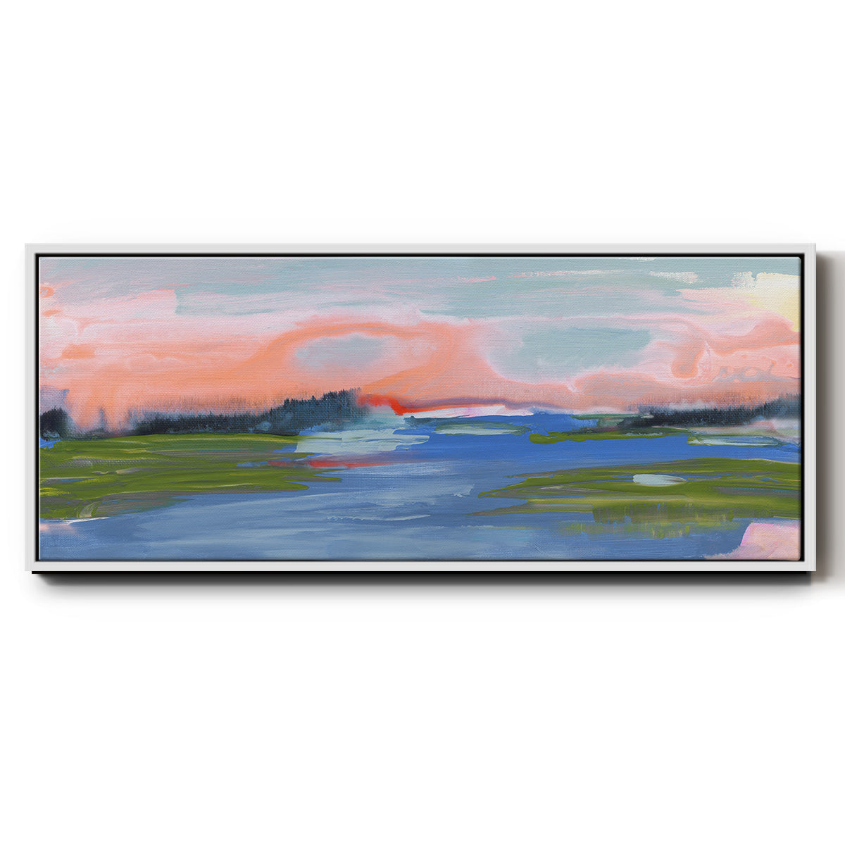 Kattskill Bay I - Floater Framed Canvas Print