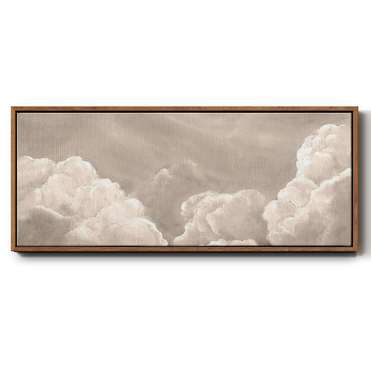 Painted Clouds II - Floater Framed Canvas Print
