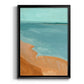 Out on the Sandbar II - Modern Framed Canvas Print