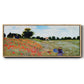 Wild Poppies Near Argenteuil, 1873 - Floater Framed Canvas Print