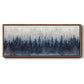 Misty Indigo Forest - Floater Framed Canvas Print