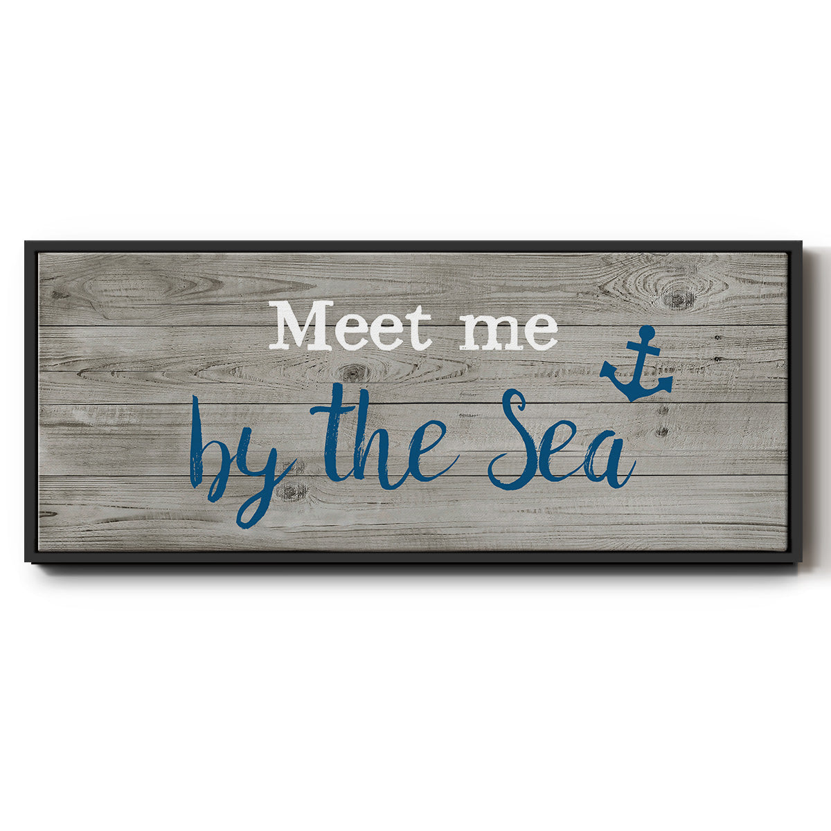 Meet Me - Floater Framed Canvas Print