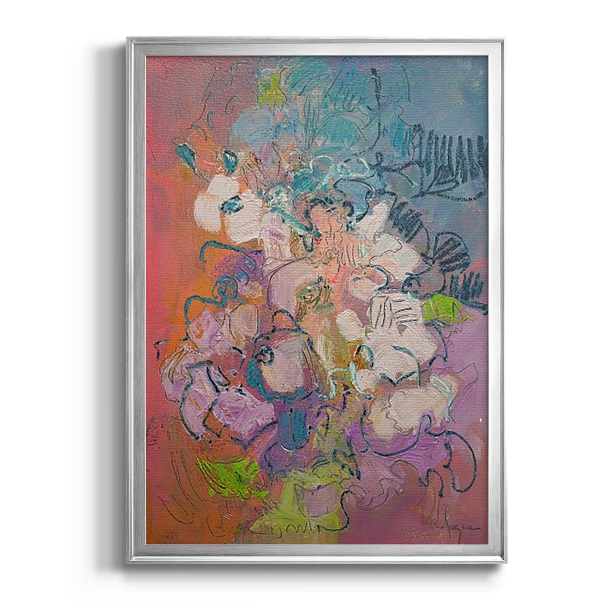 Archipelago - Modern Framed Canvas Print