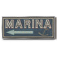 Shoreline Signs II - Floater Framed Canvas Print