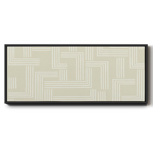 Roll Crossing III - Floater Framed Canvas Print