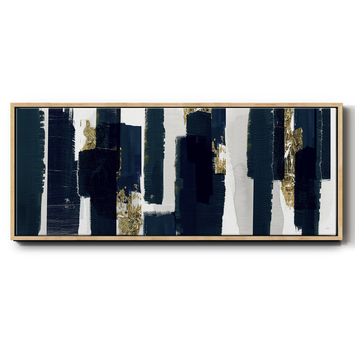 Brooklyn Walk - Floater Framed Canvas Print