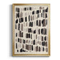 Chalk and Flint I - Modern Framed Canvas Print
