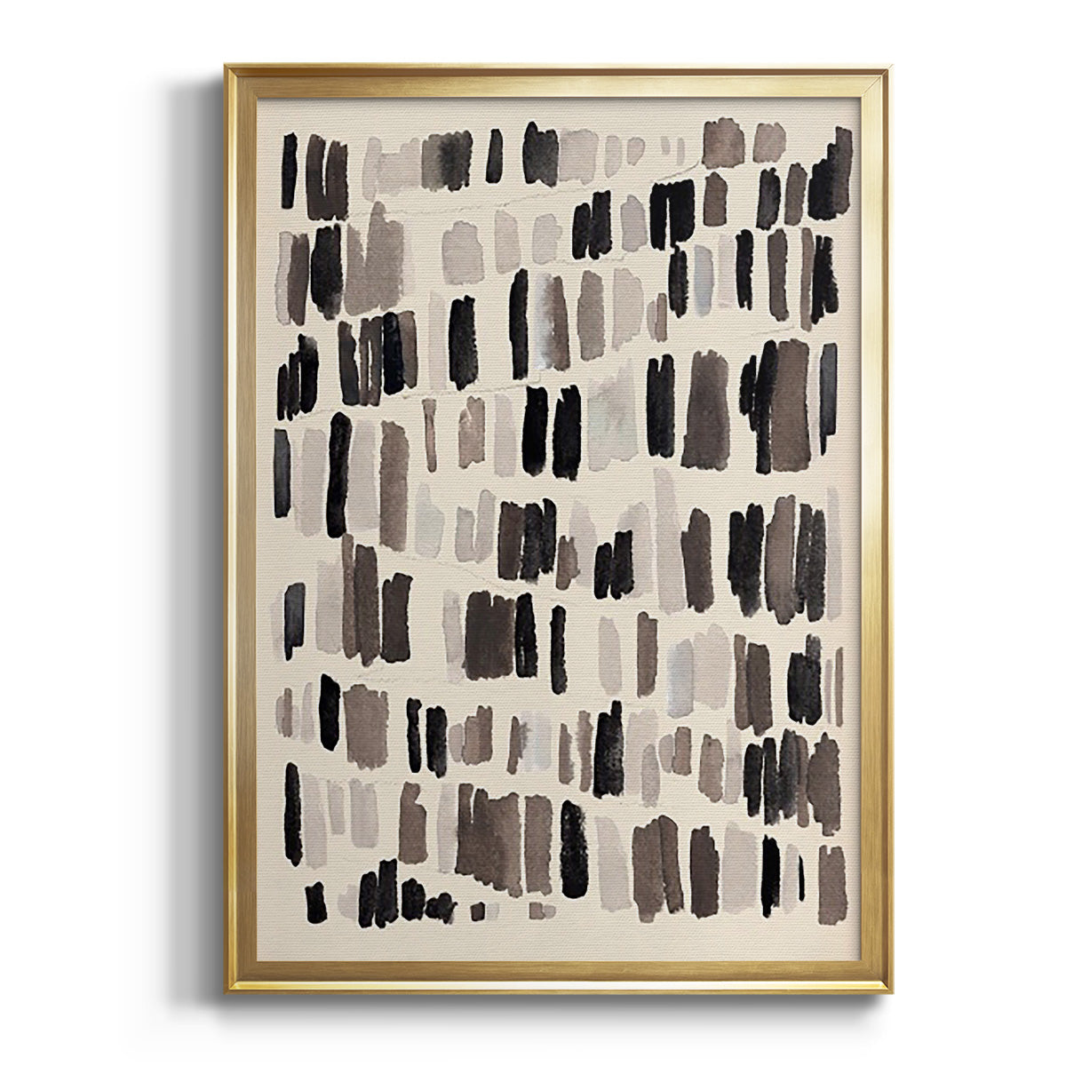 Chalk and Flint I - Modern Framed Canvas Print