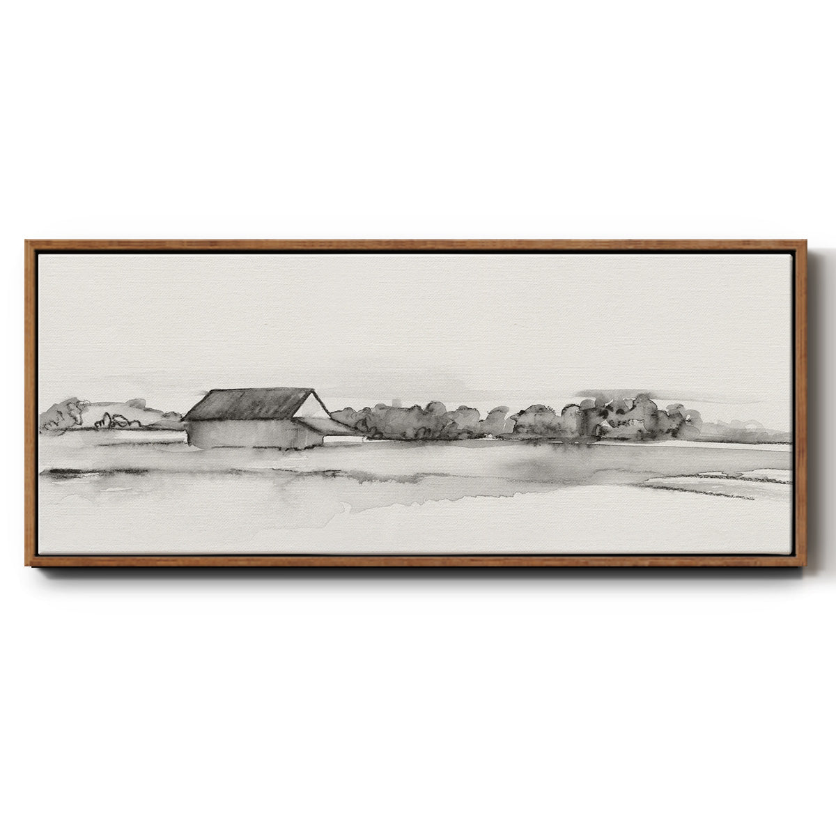 Wyeth Barn I - Floater Framed Canvas Print