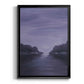 Amethyst Moonlight I - Modern Framed Canvas Print