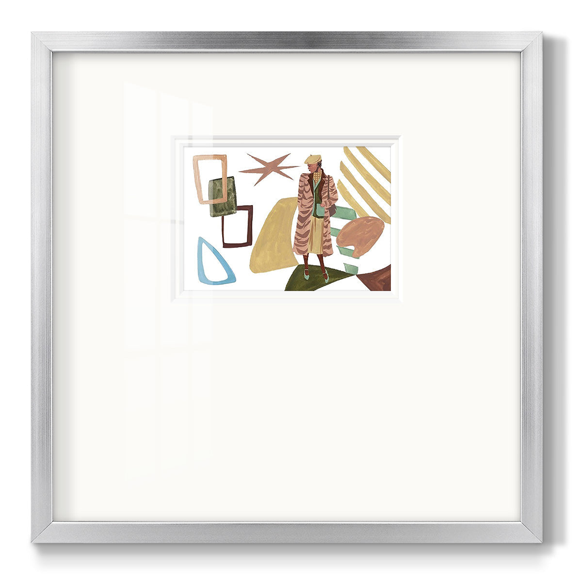 Vintage Vibes I - Double Matboard Framed Print