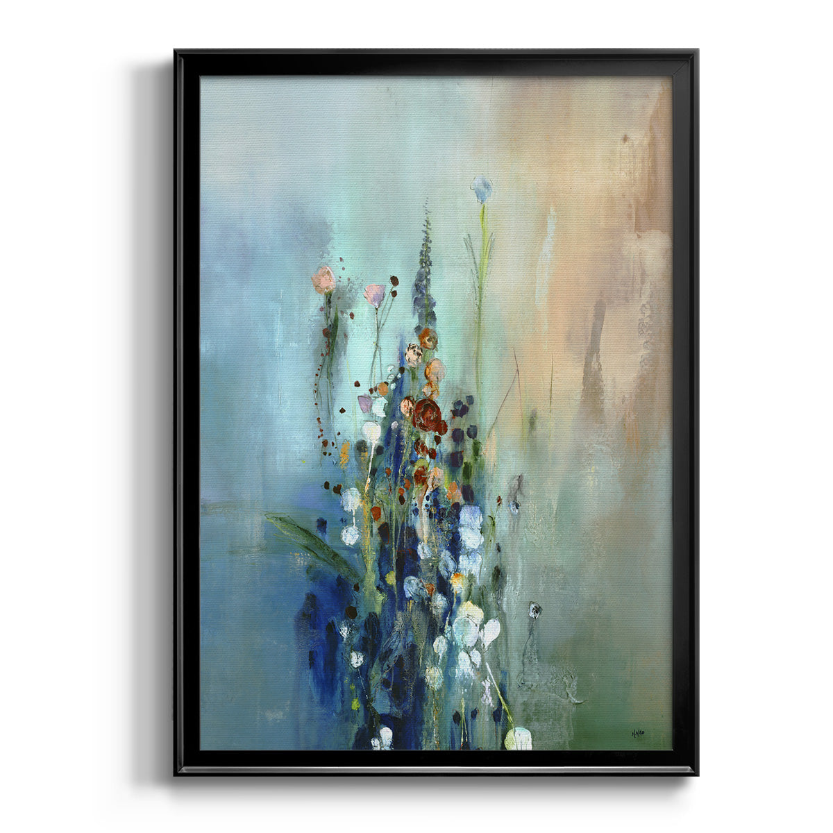 Current Air I - Modern Framed Canvas Print