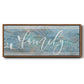 Family First - Floater Framed Canvas Print