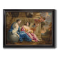 The Muses Urania and Calliope - Ornate Framed Canvas Print