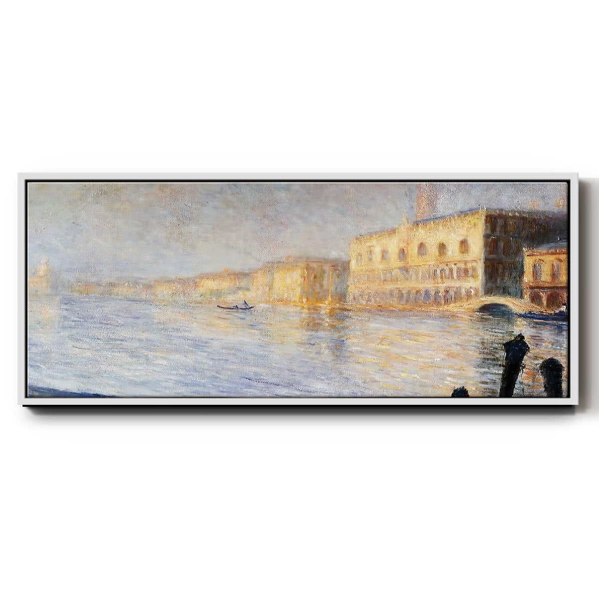 The Doges' Palace, 1908 - Floater Framed Canvas Print