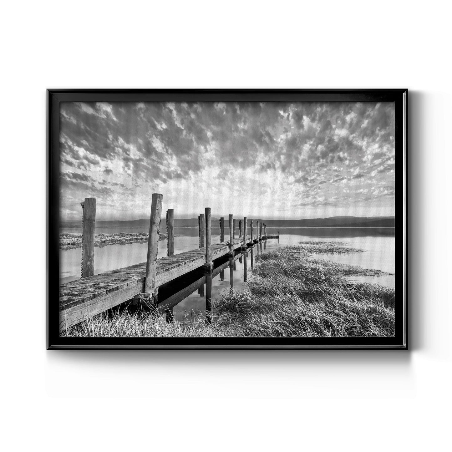 Sunset Contemplation Premium Classic Framed Canvas - Ready to Hang