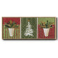 Holiday Greenery - Floater Framed Canvas Print