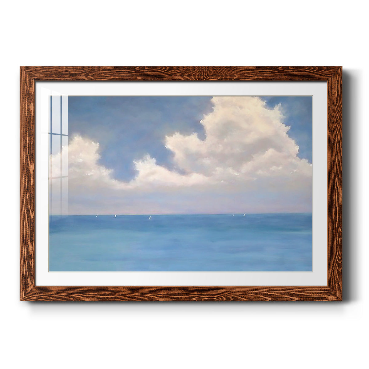 Race Day II - Barnwood Framed Art Print