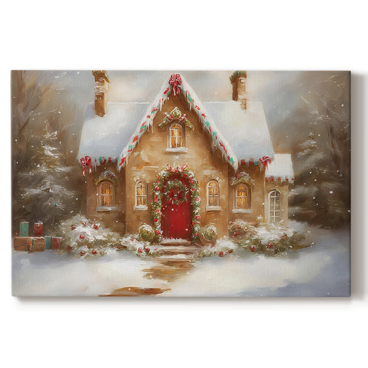Sugar Wreath Serenade - Canvas Art Print