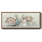 Flower Market - Floater Framed Canvas Print