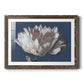 White Peony - Barnwood Framed Art Print