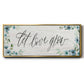 Let Love Grow - Floater Framed Canvas Print