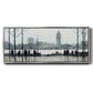 Morning London - Floater Framed Canvas Print