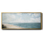Beach View - Floater Framed Canvas Print