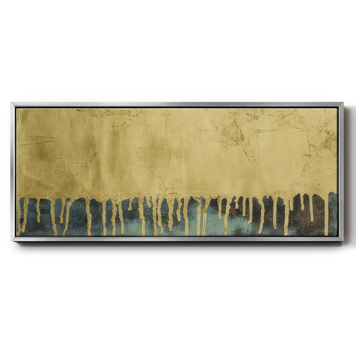 Aquafer II - Floater Framed Canvas Print
