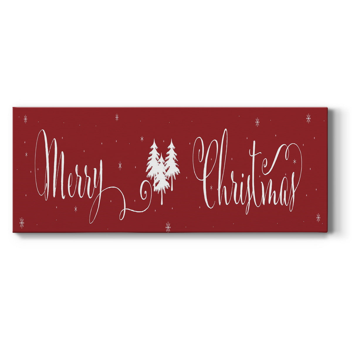 Merry Christmas - Premium Gallery Wrapped Canvas  - Ready to Hang